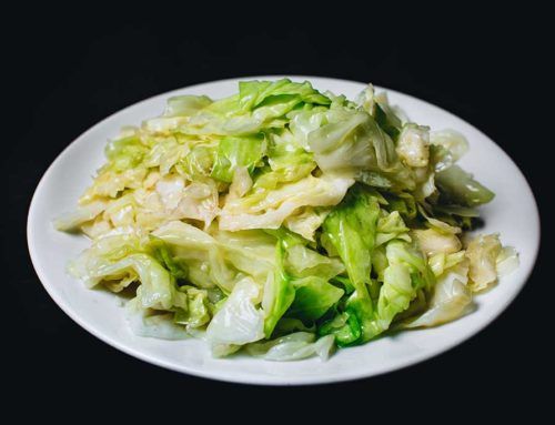 Stir-fried Cabbage/Lettece/鲜炒高丽菜/生菜/新鮮キャベツのニンニク炒め